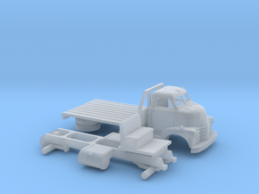 1/87 1949 Chevy COE Flatbed in Clear Ultra Fine Detail Plastic