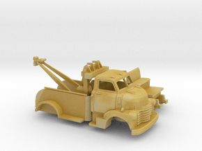 1/87 1949 Chevy COE TowTruck in Tan Fine Detail Plastic