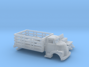 1/87 1949 Chevy COE Stakebed Kit in Clear Ultra Fine Detail Plastic