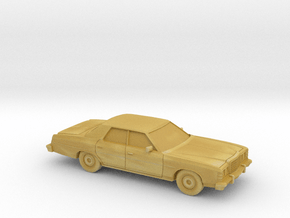 1/64 1977 Ford LTD Sedan in Tan Fine Detail Plastic