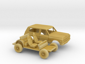 1/87 1967-70 Chevy Blazer Kit in Tan Fine Detail Plastic