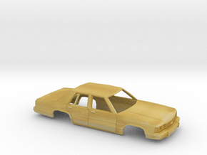 1/43 1989 Ford Crown Victoria Shell in Tan Fine Detail Plastic