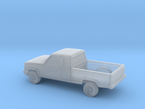 1/64 1989-92 Ford Ranger Ext. Cab in Clear Ultra Fine Detail Plastic