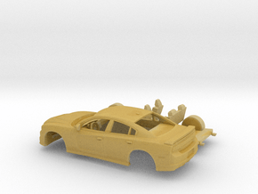1/87 2012 Dodge Charger Kit in Tan Fine Detail Plastic