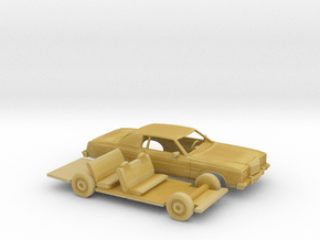 1/87 1974 Ford LTD Coupe Kit in Tan Fine Detail Plastic