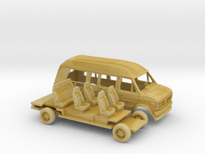 1/87 1988 GMC Vandura Conversion in Tan Fine Detail Plastic