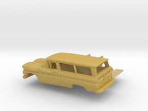 1/87 1960-61 Chevrolet Suburban Kit in Tan Fine Detail Plastic