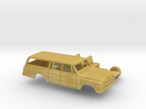 1/87 1967-70 Chevrolet Suburban Kit in Tan Fine Detail Plastic
