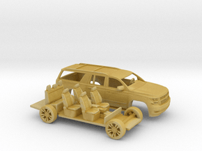 1/87 2015-present Chevrolet Suburban Kit in Tan Fine Detail Plastic