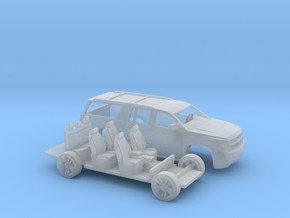 1/87 2015-present Chevrolet Suburban Kit in Clear Ultra Fine Detail Plastic