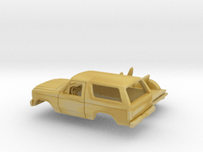 1/87 1979-86 Ford Bronco Kit in Tan Fine Detail Plastic