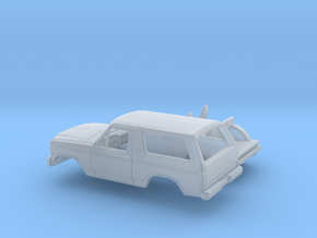 1/87 1979-86 Ford Bronco Kit in Clear Ultra Fine Detail Plastic