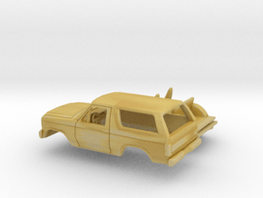 1/160 1979-86 Ford Bronco Kit in Tan Fine Detail Plastic