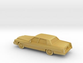 1/220 1977 Cadillac Fleetwood Brougham in Tan Fine Detail Plastic