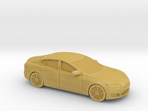1/220 2012-16 Tesla Model S in Tan Fine Detail Plastic