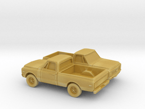 1/160 2X 1970-72 Chevy CK Series Short Bed in Tan Fine Detail Plastic