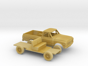 1/160 1970-72 Chevy C-Series Short Bed Kit in Tan Fine Detail Plastic