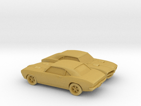 1/160 2X 1967-68 Pontiac Firebird in Tan Fine Detail Plastic