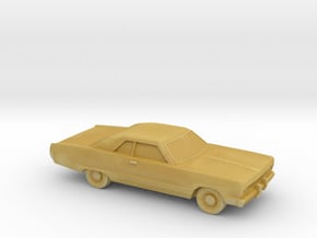 1/220 1969-70 Plymouth Fury Coupe in Tan Fine Detail Plastic