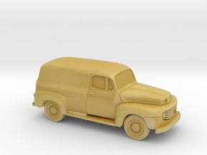 1/220 1948-50 Ford F 1 Panel Truck in Tan Fine Detail Plastic