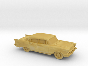 1/220 1957 Chevrolet One Fifty Sedan in Tan Fine Detail Plastic