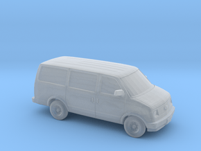 1/87 1985 Chevrolet Astro Van Extended in Clear Ultra Fine Detail Plastic