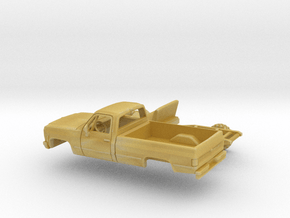 1/87 1973-79 Chevy CK Series Reg Cab Kit Jacked Up in Tan Fine Detail Plastic