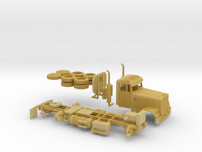 1/87 Freightliner Classic Day Cab Kit in Tan Fine Detail Plastic