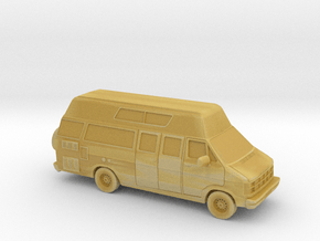 1/87 1986-93 Dodge Ram Custom Van/RV in Tan Fine Detail Plastic