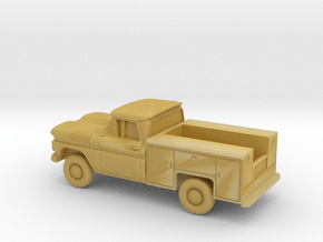 1/87 1960/61 Chevrolet C-Series Utility Hollow She in Tan Fine Detail Plastic