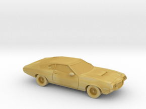 1/64 1972 Ford Gran Torino in Tan Fine Detail Plastic