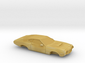 1/64 1972 Ford Gran Torino Shell in Tan Fine Detail Plastic