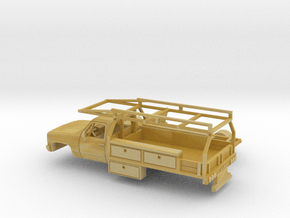1/160 1980-88 Chevy Silv. Reg Cab Contractor Kit in Tan Fine Detail Plastic