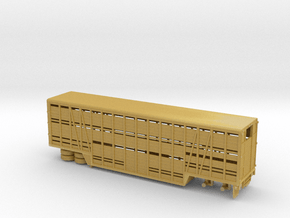 1/160 1960tys Lifestock Semi Trailer in Tan Fine Detail Plastic