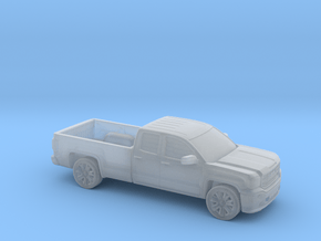 1/87 2013-17  GMC Sierra Ext.Cab Long Bed in Clear Ultra Fine Detail Plastic
