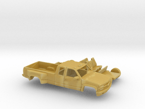 1/87 1990-98 Chevy Silverado CrewCab  Dually Kit in Tan Fine Detail Plastic