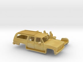 1/160 1989-91 GMC Suburban Kit in Tan Fine Detail Plastic