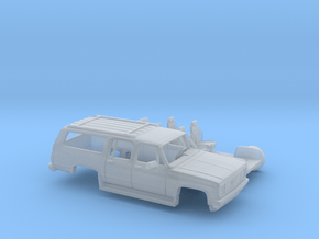 1/160 1989-91 GMC Suburban Kit in Clear Ultra Fine Detail Plastic