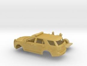 1/87 2011 Ford Explorer Police Interceptor Kit in Tan Fine Detail Plastic