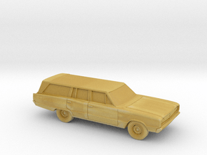 1/87 1968 Dodge Coronet Station Wagon in Tan Fine Detail Plastic