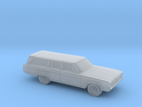 1/87 1968 Dodge Coronet Station Wagon in Clear Ultra Fine Detail Plastic