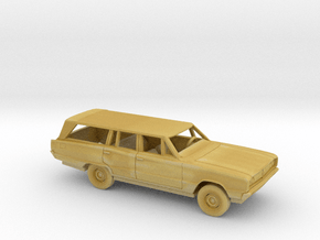 1/160 1967 Dodge Coronet Station Wagon Kit in Tan Fine Detail Plastic