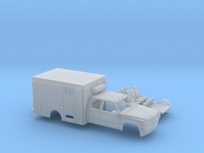 1/87 1999-02 Chevy Silverado  EXTCab Ambulance Kit in Clear Ultra Fine Detail Plastic