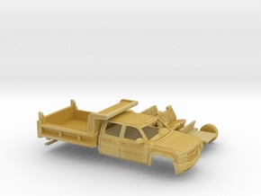1/160 1999-02 Chevy Silverado CrewCab Dump Kit in Tan Fine Detail Plastic