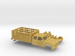 1/160 1999-02 Chevy Silverado EXTCab Stakebed Kit in Tan Fine Detail Plastic