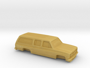 1/64 1986 Chevrolet Suburban in Tan Fine Detail Plastic