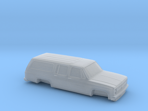 1/64 1986 Chevrolet Suburban in Clear Ultra Fine Detail Plastic