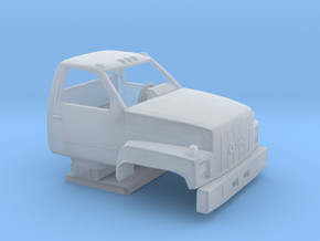 1/64 1990-94 GMC TopKick Cab in Clear Ultra Fine Detail Plastic