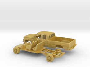 1/87 1994-01 Dodge Ram Extended Cab Long Bed Kit in Tan Fine Detail Plastic