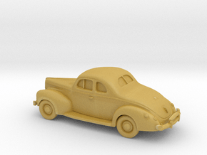1/87 1940 Ford Eight Coupe in Tan Fine Detail Plastic